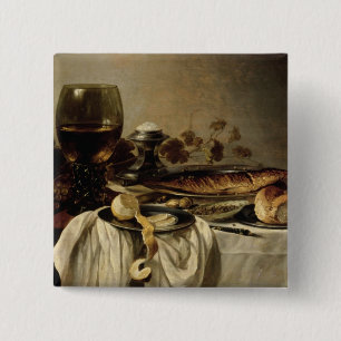 Badge Carré 5 Cm Petit déjeuner, 1646