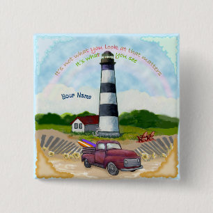 Badge Carré 5 Cm Phare de Truck Choice