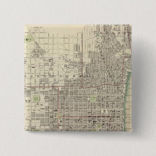 Badge Carré 5 Cm Philadelphie 8