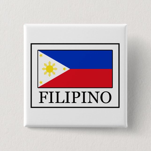 Badge Carré 5 Cm Philippin (Devant)