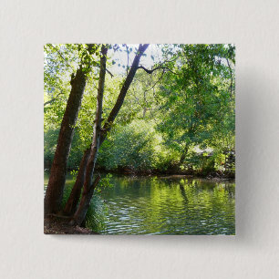 Badge Carré 5 Cm Photographie de la nature à Oak Creek I à Sedona A