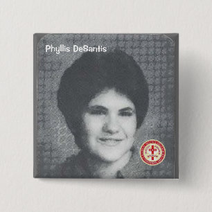 Badge Carré 5 Cm Phyllis DeSantis