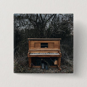 Badge Carré 5 Cm Piano gentil