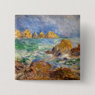 Badge Carré 5 Cm Pierre-Auguste Renoir - Marine, Guernesey