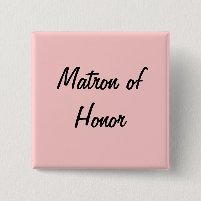 Badge Carré 5 Cm Pierre d'honneur (Devant)