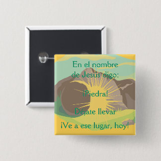 Badge Carré 5 Cm Pierre! Sois-Tu Roulé ! En particulier