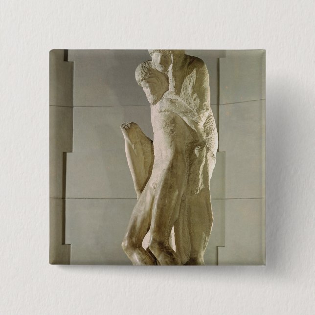 Badge Carré 5 Cm Pieta de Rondanini, 1564 (Devant)