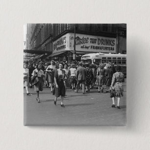 Badge Carré 5 Cm Piétons 2