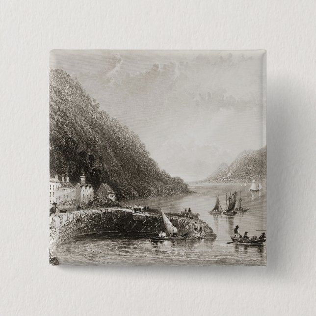 Badge Carré 5 Cm Pilier de Rosstrevor (Devant)