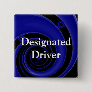 Badge Carré 5 Cm Pilote désigné