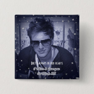 Badge Carré 5 Cm Pin