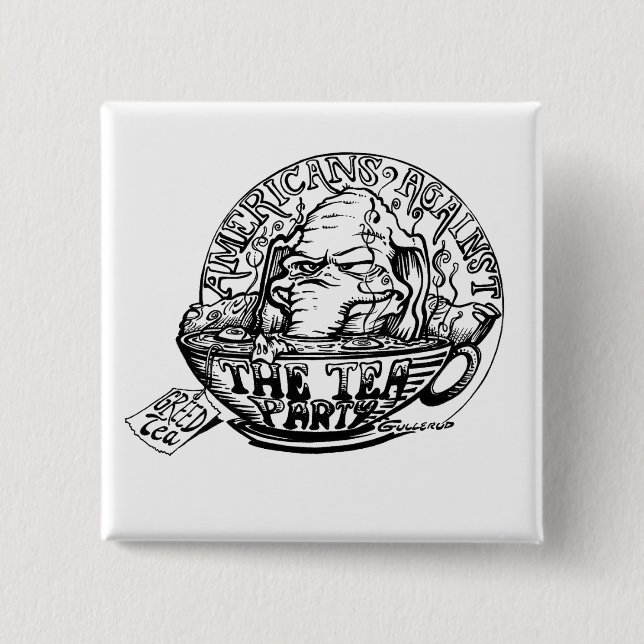 Badge Carré 5 Cm Pin carré de cru (Devant)