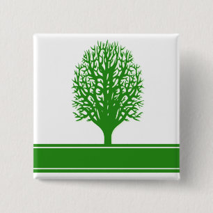 Badge Carré 5 Cm Pin carré de problèmes écologiques