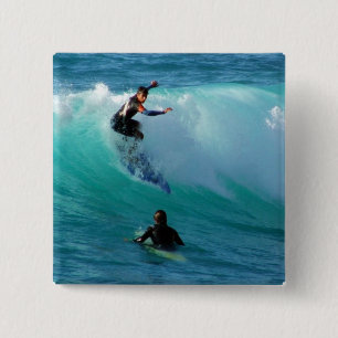 Badge Carré 5 Cm Pin carré surfant de style