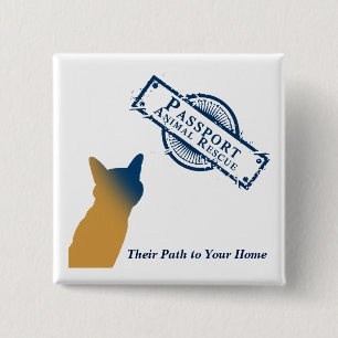 Badge Carré 5 Cm Pin de base de PAIR