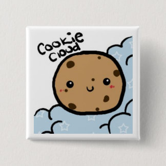 Badge Carré 5 Cm Pin de CookieCloud