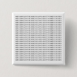 Badge Carré 5 Cm Pin féministe - Pro choix