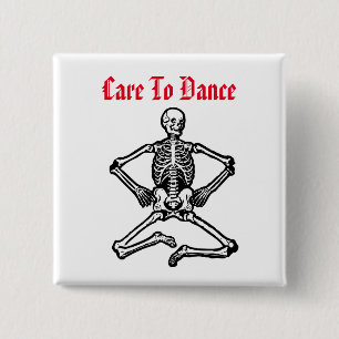 Badge Carré 5 Cm Pin Halloween
