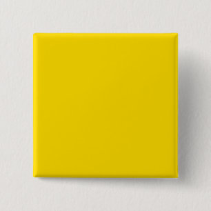 Badge Carré 5 Cm Pinback Carré couleur jaune