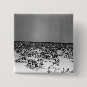Badge Carré 5 Cm Plage serrée