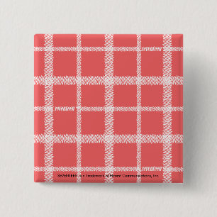 Badge Carré 5 Cm Plaid LtPink