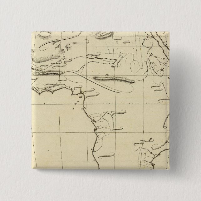 Badge Carré 5 Cm Plan Afrique (Devant)
