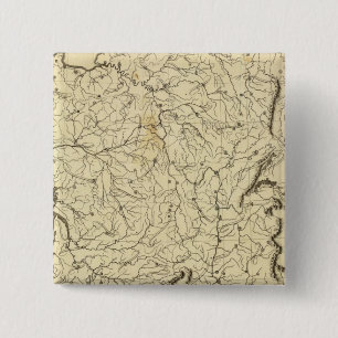 Badge Carré 5 Cm Plan de la France