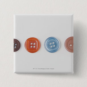 Badge Carré 5 Cm Plan rapproché des boutons
