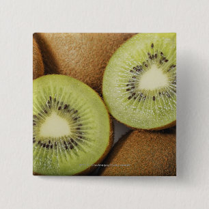 Badge Carré 5 Cm Plan rapproché des kiwis 2