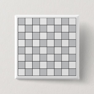 Badge Carré 5 Cm Planificateur damier