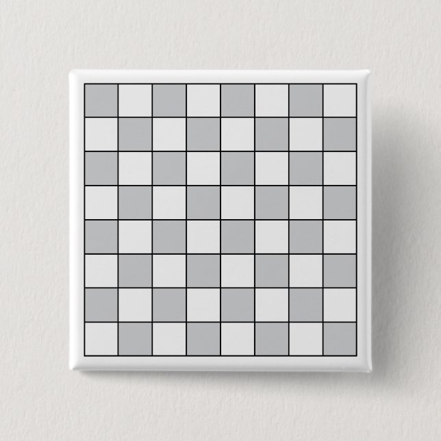 Badge Carré 5 Cm Planificateur damier (Devant)