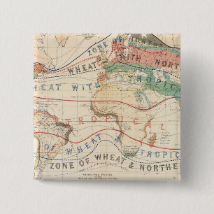 Badge Carré 5 Cm plantes de distribution