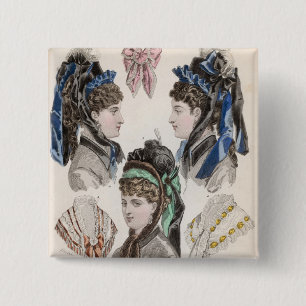 Badge Carré 5 Cm Plat de mode