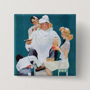 Badge Carré 5 Cm Plein traitement