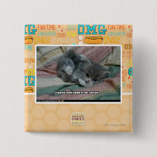 Badge Carré 5 Cm Poids de propre gentillesse