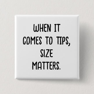 Badge Carré 5 Cm Poignée de pourboire