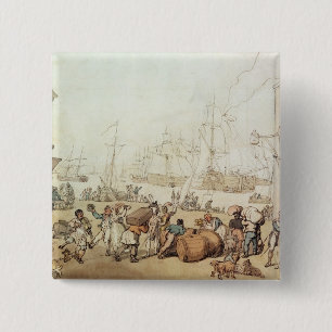 Badge Carré 5 Cm Point de Portsmouth, 1811