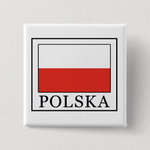 Badge Carré 5 Cm Polska