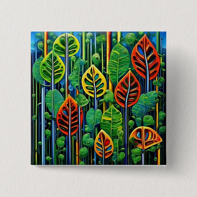 Badge Carré 5 Cm Polyphilos 21 (Devant)