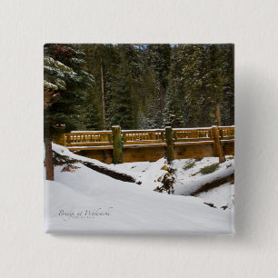 Badge Carré 5 Cm Pont à Wuksachi