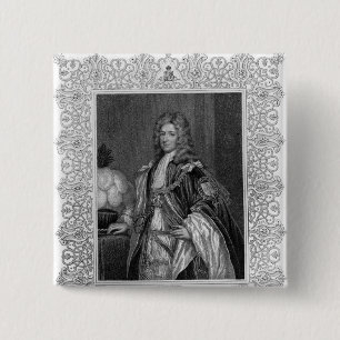Badge Carré 5 Cm Portrait de Charles Seymour, duc de Somerset