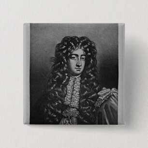 Badge Carré 5 Cm Portrait de duc de George du Northumberland