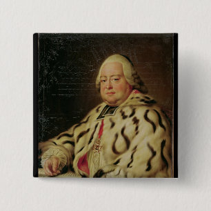 Badge Carré 5 Cm Portrait de Francois-Camille De Lorraine c.1769