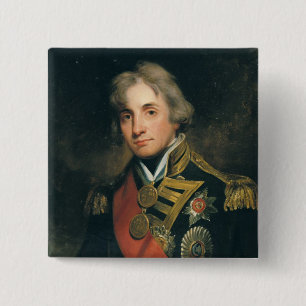 Badge Carré 5 Cm Portrait du Nelson