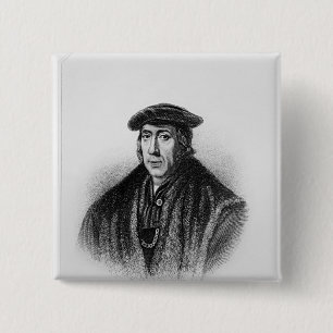 Badge Carré 5 Cm Portrait John 'des portraits britanniques de la