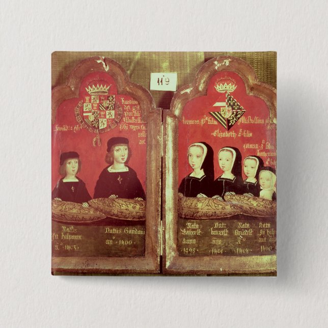 Badge Carré 5 Cm Portraits (Devant)