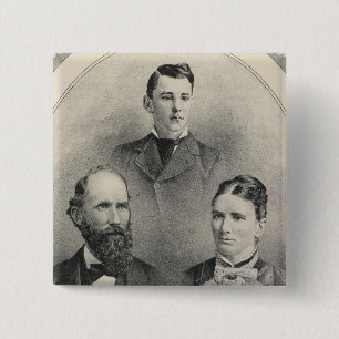 Badge Carré 5 Cm Portraits de la famille Chiles
