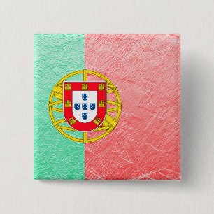Badge Carré 5 Cm Portugal