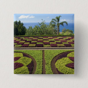 Badge Carré 5 Cm Portugal, île de Madère, Funchal. Botanique