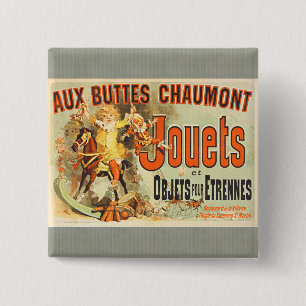 Badge Carré 5 Cm Poster de French Toy Joets Friends